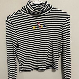 mickey mouse striped long sleeve